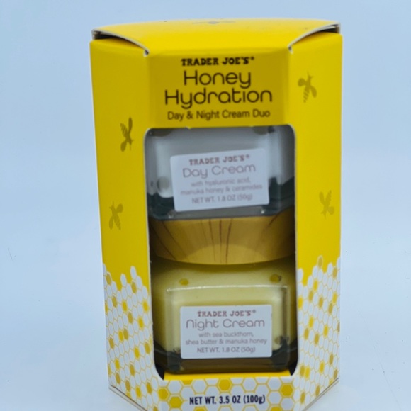 Trader Joe’s Manuka Honey Hydration Day & Night Cream Duo Hyaluronic Acid Shea… - Picture 3 of 7